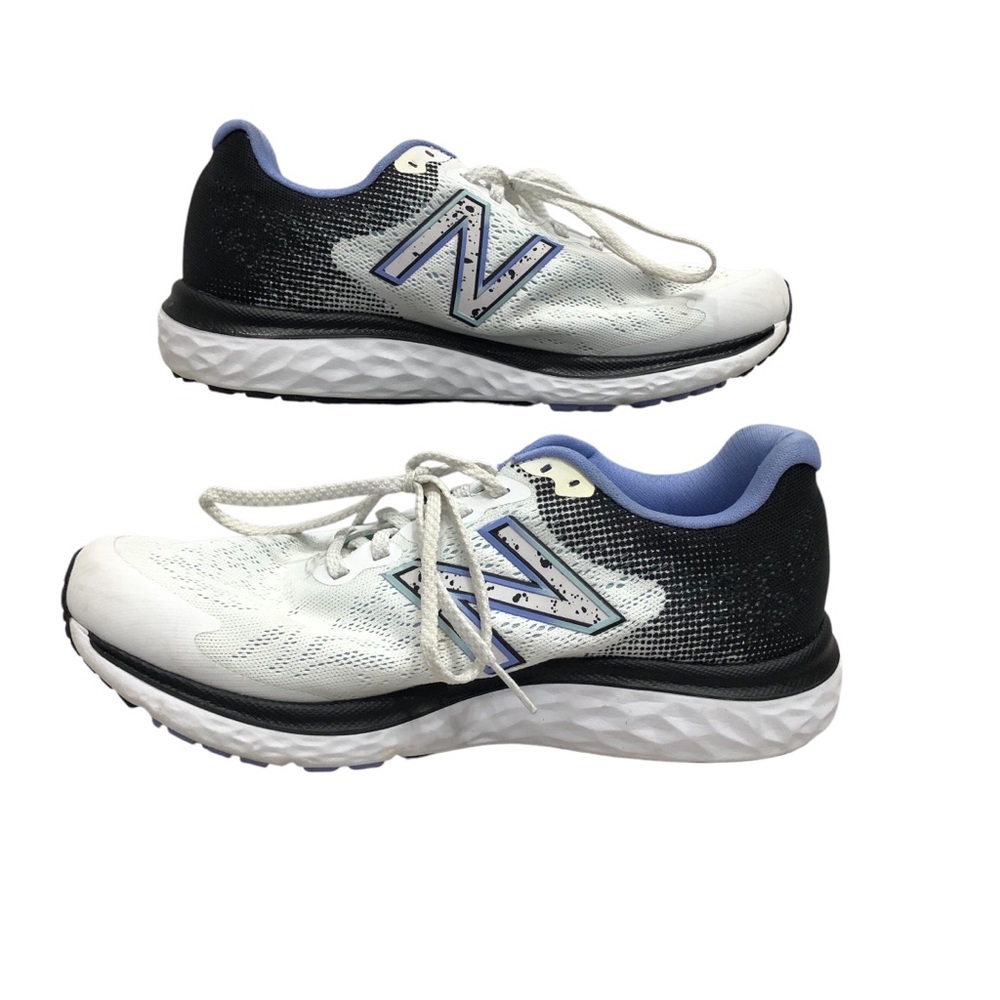New Balance Fresh Foam size 9 white and purple walking shoes - Picture 2 of 11